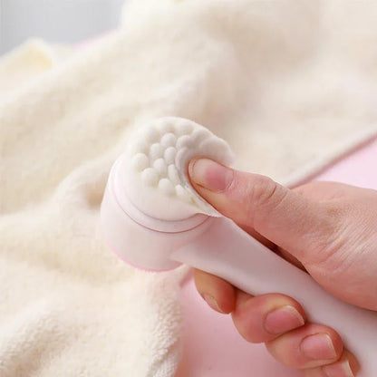 Foam & Silicone Facial Cleaning Brush